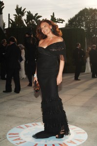 Diane von Furstenberg attends Vanity Fair's 2006 Oscars party at Morton's.
