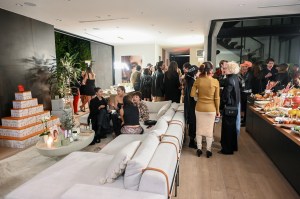 The scene at Claudia Sulewski's celebration for the launch of sustainable bodycare brand CYKLAR.
