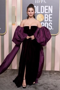 BEVERLY HILLS, CALIFORNIA - JANUARY 10: Selena Gomez attends the 80th Annual Golden Globe Awards at The Beverly Hilton on January 10, 2023 in Beverly Hills, California. (Photo by Amy Sussman/Getty Images)