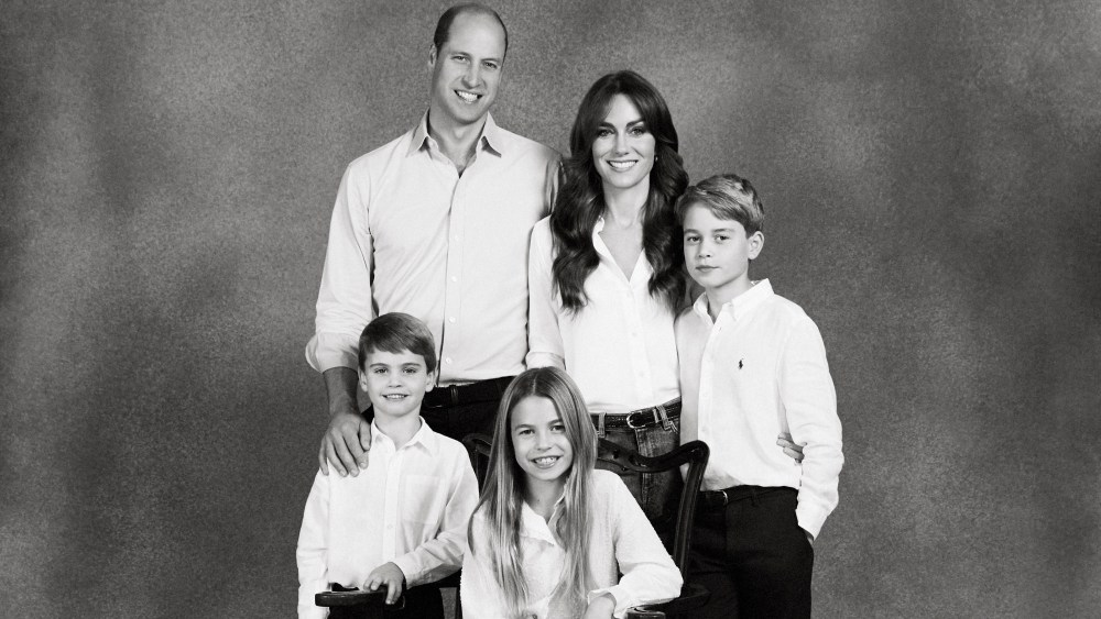 UNSPECIFIED - DECEMBER 9: NEWS EDITORIAL USE ONLY. NO SALES. NO USE AFTER 31ST JANUARY 2024 WITHOUT PRIOR PERMISSION FROM BUCKINGHAM PALACE Copyright in the photograph is vested in The Prince and Princess of Wales. Publications are asked to credit the photograph to Josh Shinner. The photograph is being made available by way of license on condition that: a) The photograph shall be solely used for news editorial purposes only. It shall not be approved for souvenirs, or memorabilia; or anything colourably similar. b) No charge should be made for the supply, release or publication of the photograph. c) There shall be no commercial use whatsoever of the photograph (including by way of example only) any use in merchandising, advertising or any other non[1]news editorial use. d) The photograph must not be digitally enhanced, manipulated or modified in any manner or form and must include all of the individuals in the photograph when published. e) The photograph shall not be used after 31st December 2024 without prior permission from Kensington Palace. Any questions relating to the use of the photograph should be first referred to Kensington Palace and before publication. *** In this undated handout provided by Kensington Palace, and taken by the photographer Josh Shinner earlier this year in Windsor, Prince William, Prince of Wales and Catherine, Princess of Wales pose with their three children Prince George, Princess Charlotte and Prince Louis. (Photo by Josh Shinner/Kensington Palace via Getty Images)