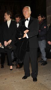 MILAN, ITALY - DECEMBER 07:  Giorgio Armani attends Teatro Alla Scala 2013/14 Opening on December 7, 2013 in Milan, Italy.  (Photo by Pier Marco Tacca/Getty Images)