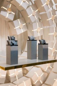 The Hublot holiday display at Harrods in London.