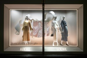 The Loewe holiday display at Harrods in London.