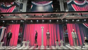 The Coin holiday display in Milan.