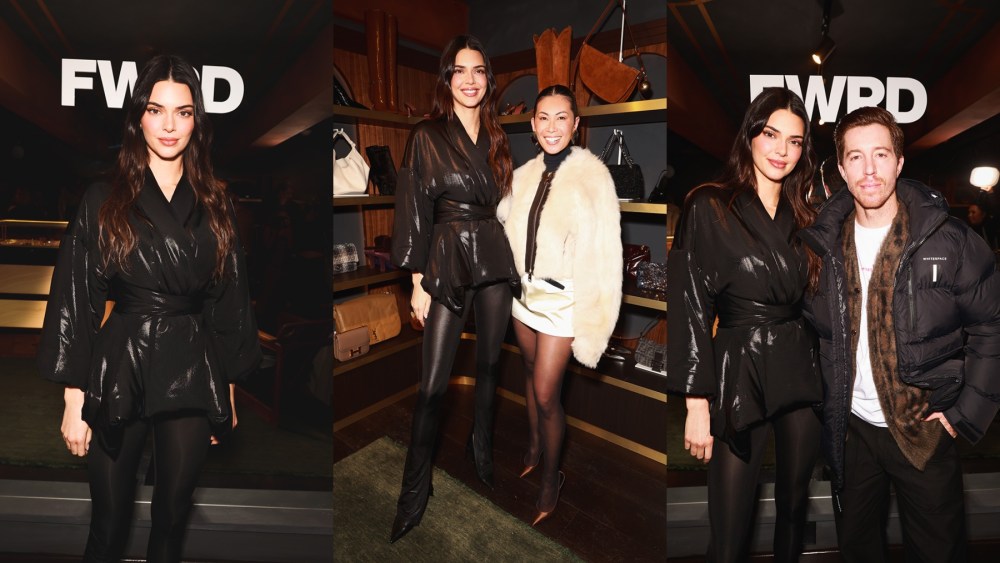 Kendall Jenner, fashion, Revolve, Fwrd, pop-up, Aspen Revolve + Fwrd pop-up shop grand opening, Dec. 14, 2023