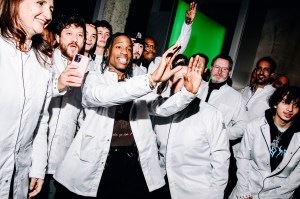 Travis Scott, François-Henry Bennahmias and guests