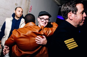 Brian Donnelly aka Kaws and Kevin Hart
