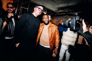 Brian Donnelly aka Kaws and Kevin Hart
