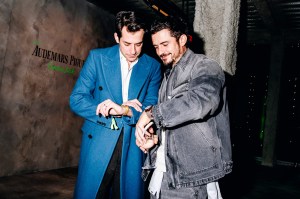 Mark Ronson and Orlando Bloom