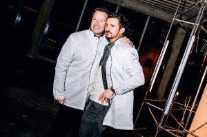 François-Henry Bennahmias and Orlando Bloom