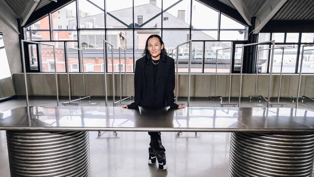Alexander Wang in his new headquarters in New York.