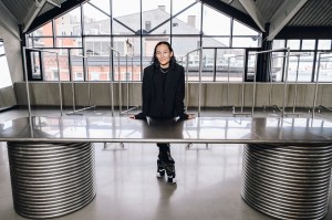 Alexander Wang in his new headquarters in New York.