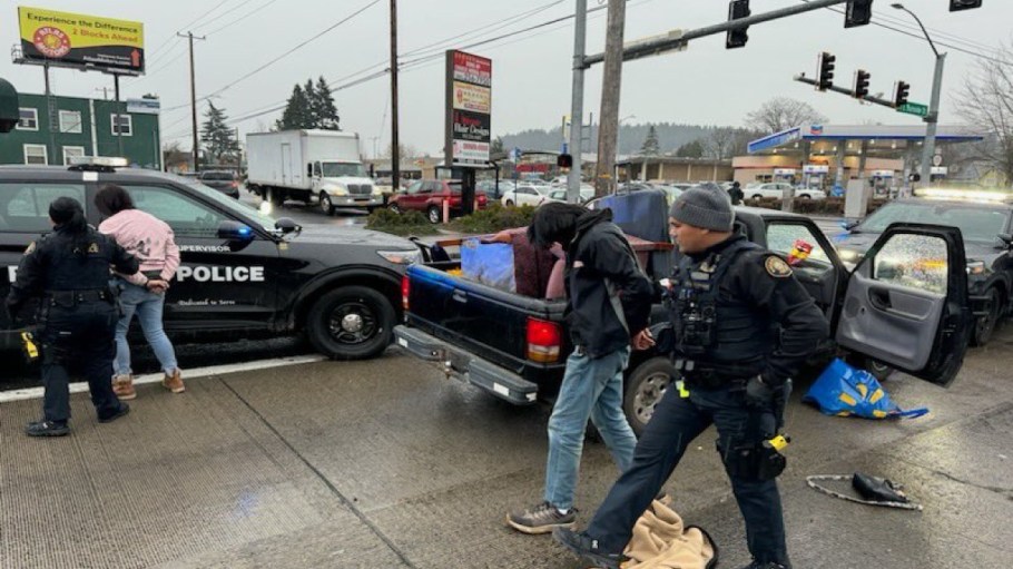 Portland police arrest retail crimesters.