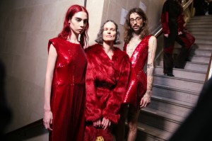 Backstage at Puppets and Puppets RTW Fall 2023