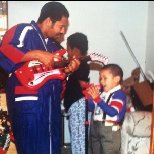 "I was always asking for random things like umbrellas or street signs for Christmas, and this year I told my mom and dad I wanted to be a rock star. This is what they came up with. I will never forget it." - Sergio Hudson