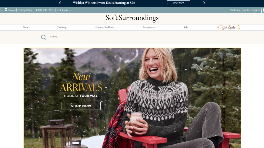Soft Surroundings' online operations, now part of the Coldwater Creek umbrella, will continue to sell its collection as a standalone site.