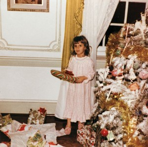 “‘More is more’ was the motto at our house….My parents, brothers and I would spend hours putting everything we could find on the tree, from beautiful bulbs to snow [and] tinsel, and always ending with an angel for good luck.” - Tory Burch