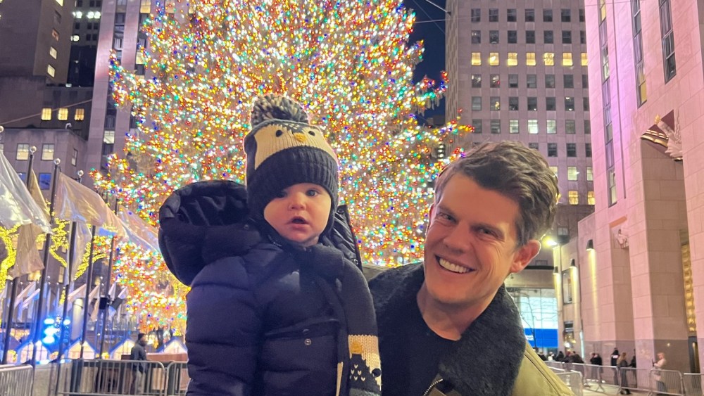 "I was so happy to visit the Rockefeller Christmas tree last year with our son Henry, and I’m hoping this will become a tradition now with him and our baby daughter, Georgia." - Wes Gordon, Carolina Herrera
