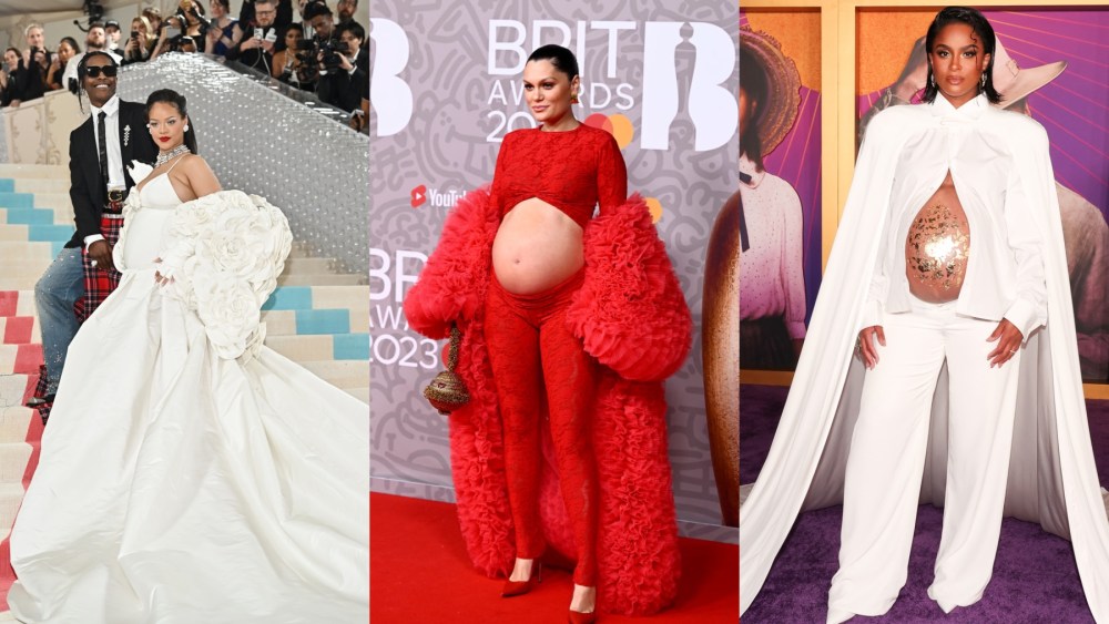 Rihanna, Jessie J, Ciara baby bump, pregnancy, red carpet