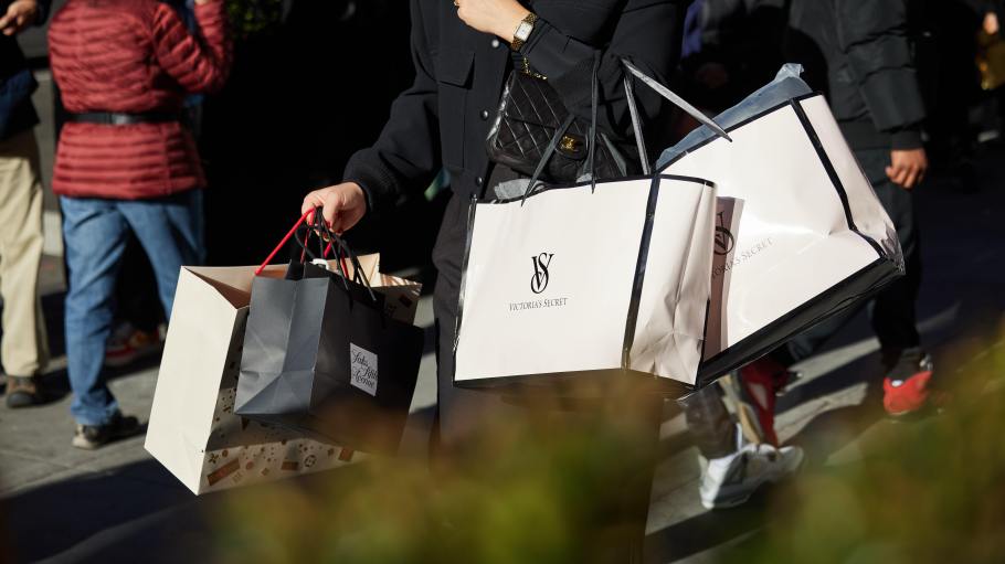 Black Friday shoppers in New York City.