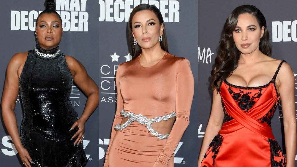 Critics Choice Awards Celebrates Black, Latino and AAPI Achievements, Red Carpet Photos, Taraji, Eva Longoria, Jurnee,