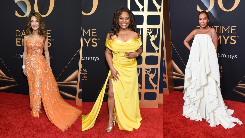 Susan Lucci, Sherri Shepherd, Adrienne Bailon-Houghton, celebrity style, Daytime Emmy Awards 2023, Dec. 15, Los Angeles