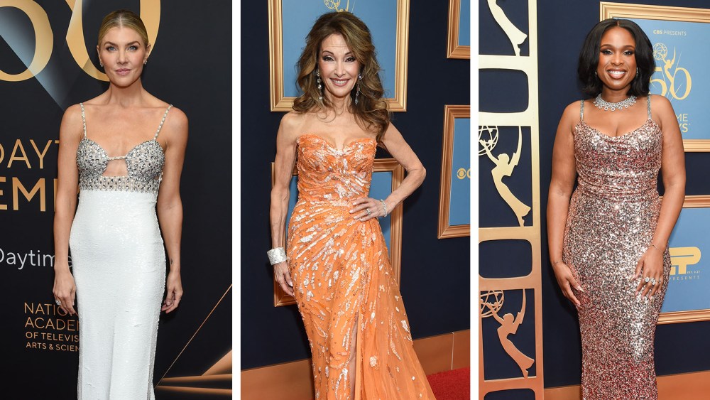 daytime emmys red carpet, 2023, susan lucci, amanda kloots, jennier hudson, at the 50th Annual Daytime Emmy Awards held at the Westin Bonaventure Hotel on December 15, 2023 in Los Angeles, California.