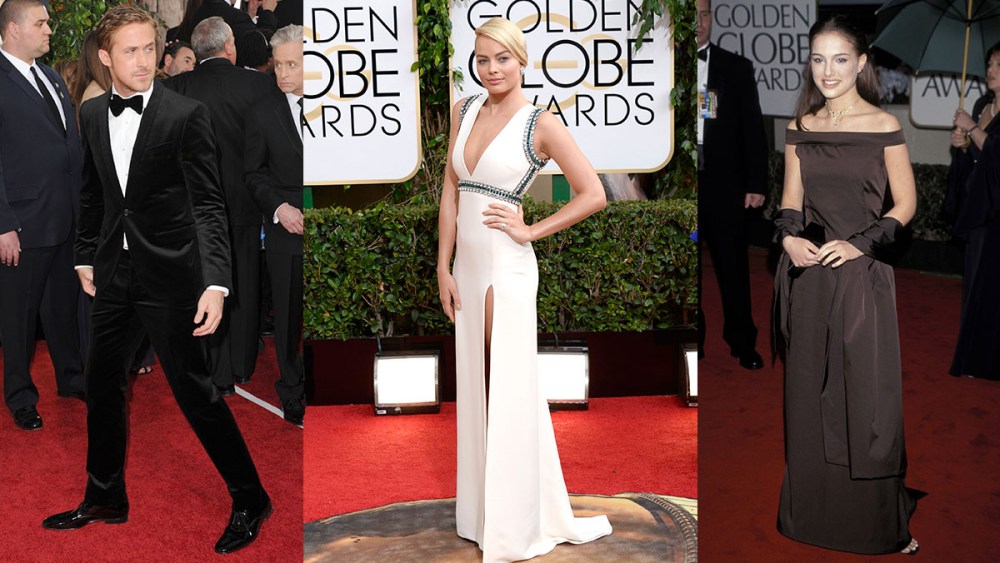 Ryan Gossling, Margot Robbie, Natalie Portman, Golden Globe Awards, Golden Globes, Red Carpet, Golden Globes Red Carpet