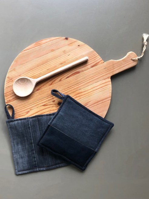 Denim continues to gain ground in living spaces.
