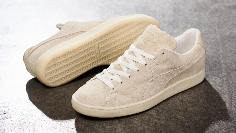 Puma's Re:Suede sneakers further support the company's sustainability goals.