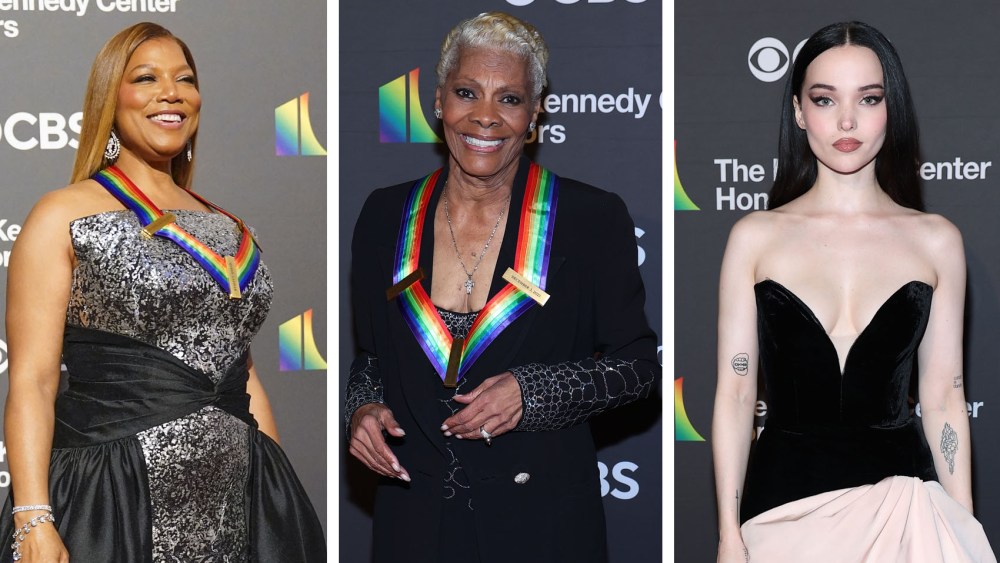 WASHINGTON, DC - DECEMBER 03: queen latifah, dove cameron, dionne warwick, attends the 46th Kennedy Center Honors at The Kennedy Center on December 03, 2023 in Washington, DC. (Photo by Paul Morigi/Getty Images)