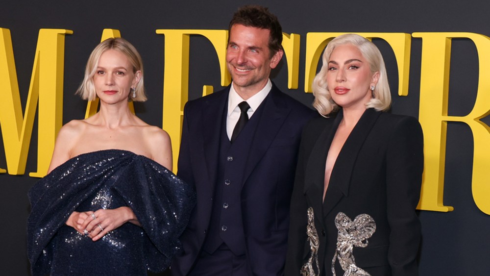 Carey Mulligan, Bradley Cooper and Lady Gaga at the Los Angeles special screening of "Maestro" held at the Academy Museum of Motion Pictures on December 12, 2023 in Los Angeles, California.