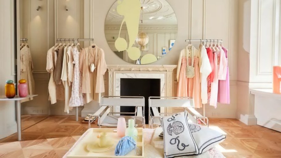 Matchesfashion's townhouse on Carlos Place in London.