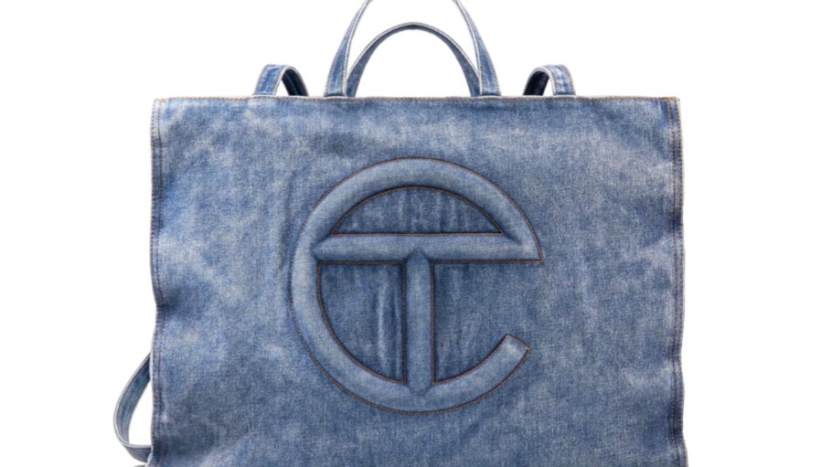 Telfar released Tuesday a collection of denim handbags and accessories.