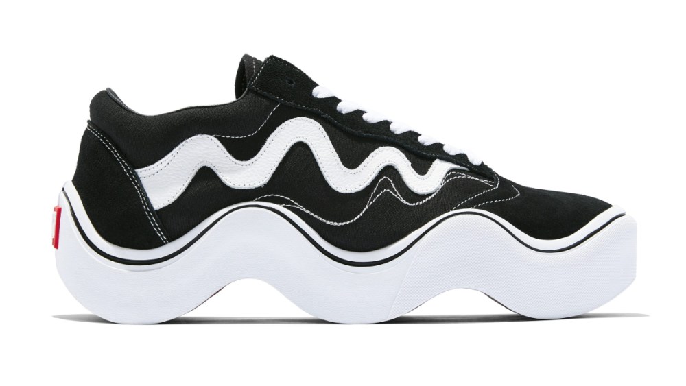 The lateral side of the Tyga x MSCHF "Wavy Baby" collab.