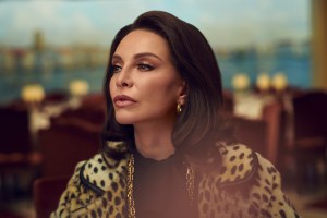 FEUD: Capote Vs. The Swans -- Pictured: Calista Flockhart as Lee Radziwill. CR: Pari Dukovic/FX