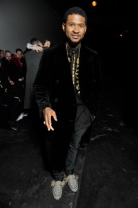 Usher in the front row