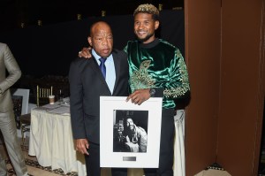Congressman  and Civil Rights activist John Lewis, Usher at the Gordon Parks Foundation Awards Dinner and Auction in New York on June 6, 2016.