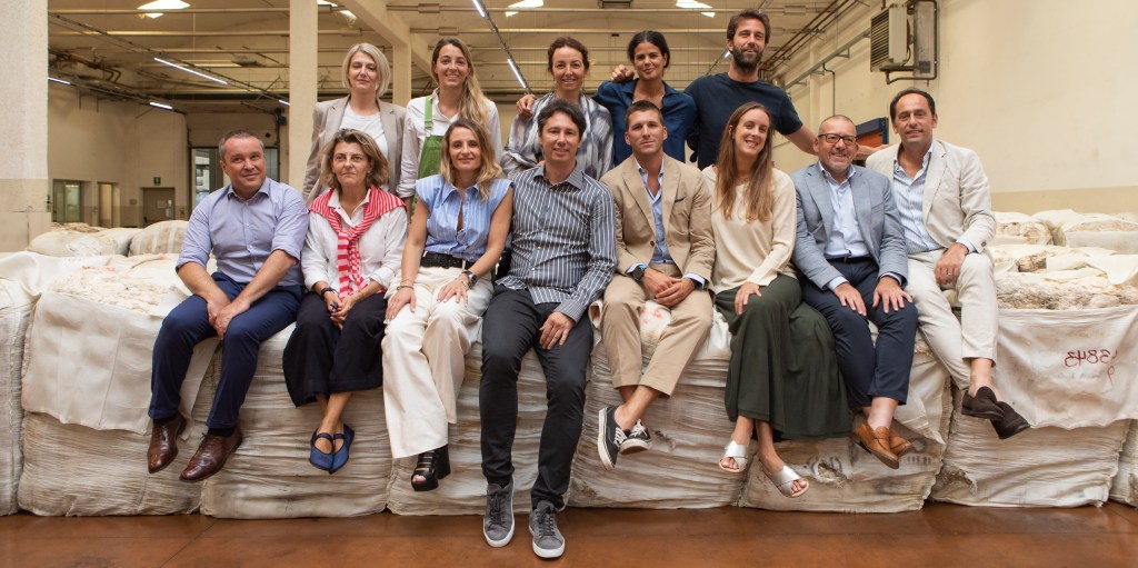 Some of the founding members of the Slow Fiber movement, including Dario Casalini.