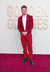 Barry Keoghan at the 81st Golden Globe Awards.