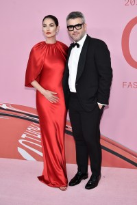Lily Aldridge and Brandon Maxwell