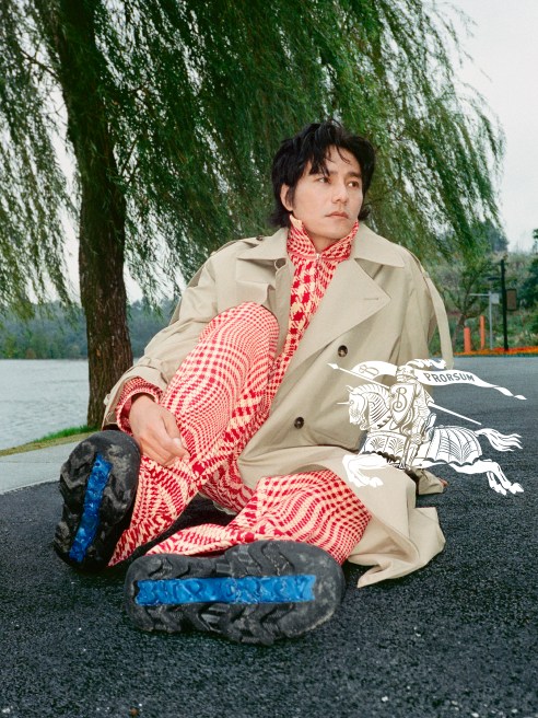 An image from Burberry's Lunar New Year campaign.
