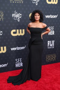 Tracee Ellis Ross at The 29th Critics' Choice Awards held at The Barker Hangar on January 14, 2024 in Santa Monica, California.