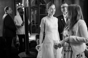 Rosamund Pike at The Golden Eve Party.