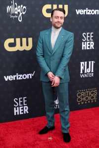 Kieran Culkin at The 29th Critics' Choice Awards held at The Barker Hangar on January 14, 2024 in Santa Monica, California.