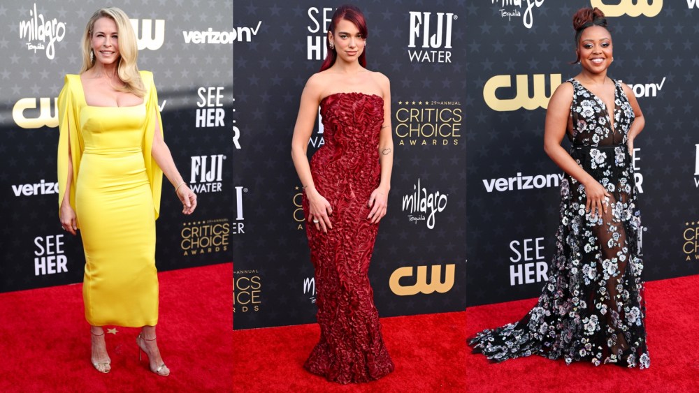 Chelsea Handler, Quinta Brunson, Dua Lipa, Critics Choice Awards, red carpet, celebrity style