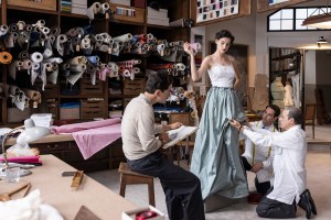 A scene from the Disney+ series "Cristóbal Balenciaga."