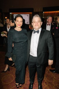 Meredith Salenger and Patton Oswald