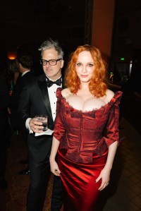 George Bianchini and Christina Hendricks