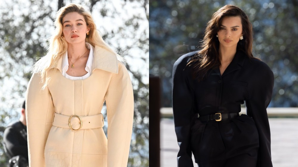 Jacquemus, runway, fashion show, Gigi Hadid, Emily Ratajkowski